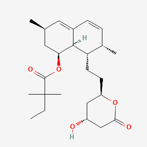 Chemical structure of Simvastatin