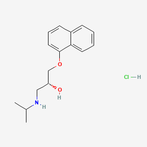Chemical structure of Dexpropranolol Hydrochloride