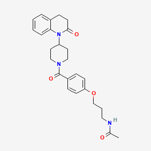Chemical structure of OPC 21268