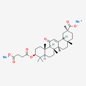 Chemical structure of Carbenoxolone Sodium