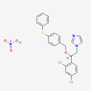 Chemical structure of Fenticonazole Nitrate