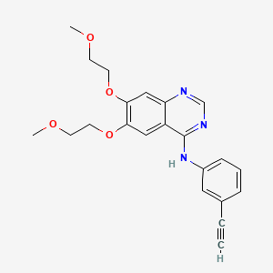 Chemical structure of Erlotinib