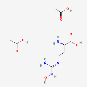 Chemical structure of nor-NOHA acetate