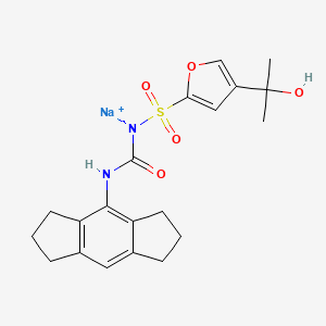 Chemical structure of MCC950 sodium