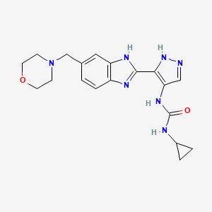 Chemical structure of AT9283