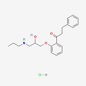 Chemical structure of Propafenone HCl