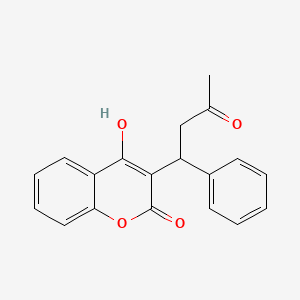 Chemical structure of Warfarin