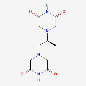 Chemical structure of Dexrazoxane