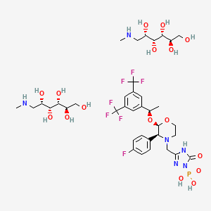 Chemical structure of Fosaprepitant Dimeglumine