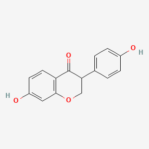 Chemical structure of Dihydrodaidzein