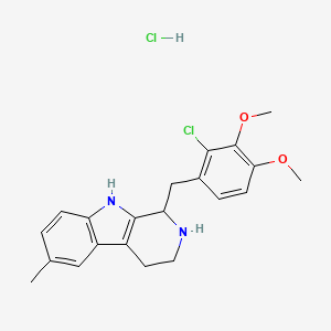 Chemical structure of LY 266097 hydrochloride