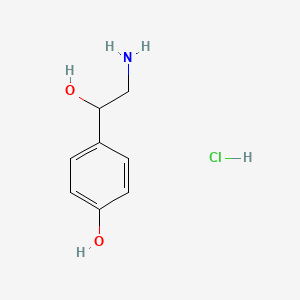 Chemical structure of (+,-)-Octopamine HCl