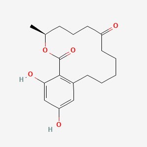 Chemical structure of Zearalanone