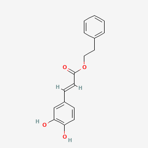 Chemical structure of Caffeic Acid Phenethyl Ester