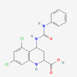 Chemical structure of L-689,560