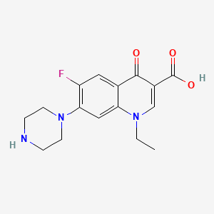 Chemical structure of Norfloxacin