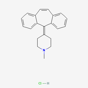 Chemical structure of Cyproheptadine hydrochloride