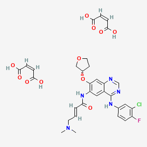 Chemical structure of Afatinib dimaleate
