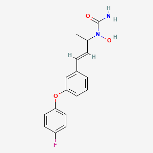 Chemical structure of BW-B 70C