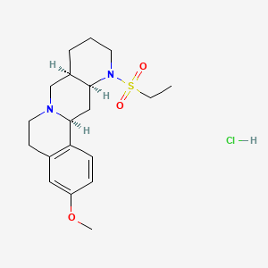 Chemical structure of RS 79948 hydrochloride