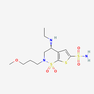 Chemical structure of Brinzolamide