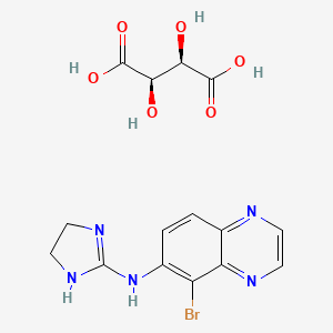 Chemical structure of Brimonidine Tartrate