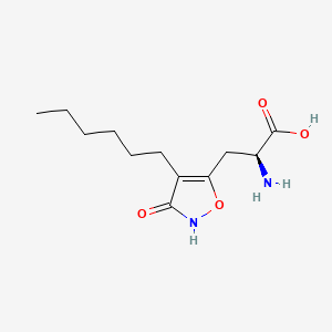 Chemical structure of (S)-HexylHIBO