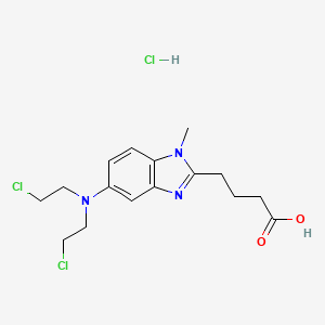 Chemical structure of Bendamustine HCl