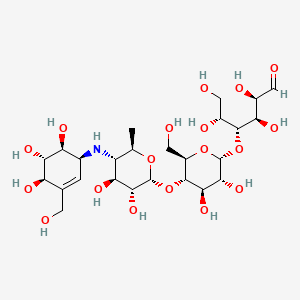 Chemical structure of Acarbose