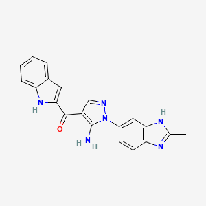Chemical structure of Zoligratinib