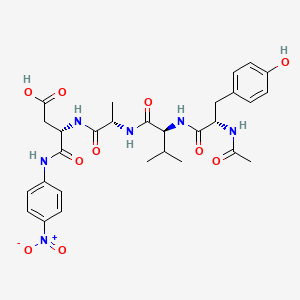 Chemical structure of Ac-YVAD-pNA