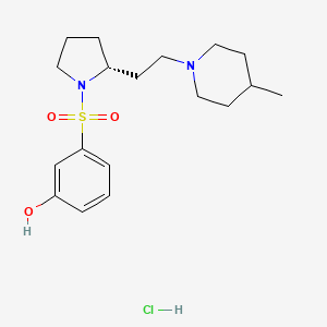 Chemical structure of SB269970 HCl