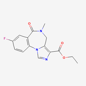 Chemical structure of Flumazenil