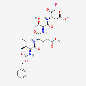 Chemical structure of Caspase-8 Inhibitor Z-IETD-FMK