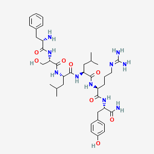 Chemical structure of FSLLRY-NH2