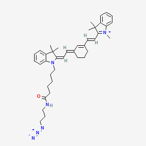 Chemical structure of Cy7 azide (non-sulfonated)