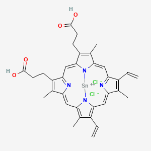 Chemical structure of Stannic Protoporfin