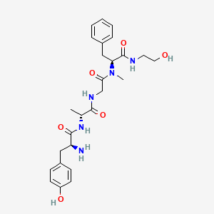 Chemical structure of DAMGO