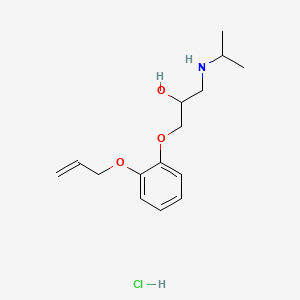 Chemical structure of Oxprenolol hydrochloride