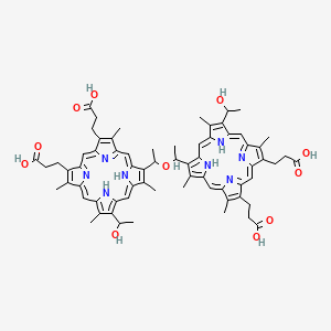 Chemical structure of Porfimer Sodium