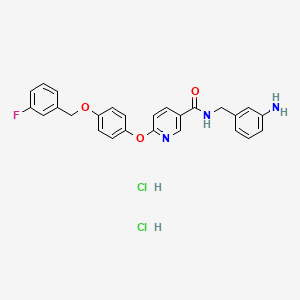 Chemical structure of YM 244769