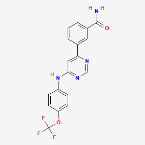 Chemical structure of GNF 2