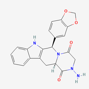 Chemical structure of Aminotadalafil