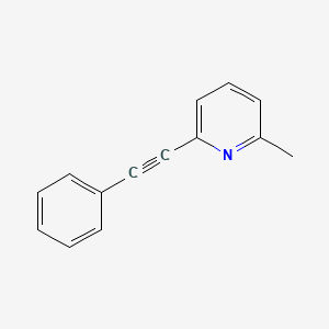 Chemical structure of MPEP