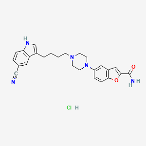 Chemical structure of Vilazodone Hydrochloride