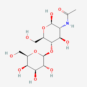 Chemical structure of Acetyl lactosamine