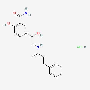 Chemical structure of Labetalol HCl