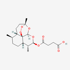 Chemical structure of Artesunate