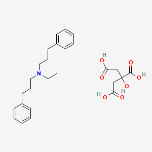 Chemical structure of Alverine Citrate