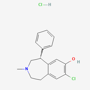 Chemical structure of SCH 23390 hydrochloride